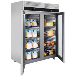 Combinație frigider-congelator GGM Gastro Premium KTKF1400GD (Inox) Thumb