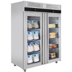 Combinație frigider-congelator GGM Gastro Premium KTKF1400GD (Inox)