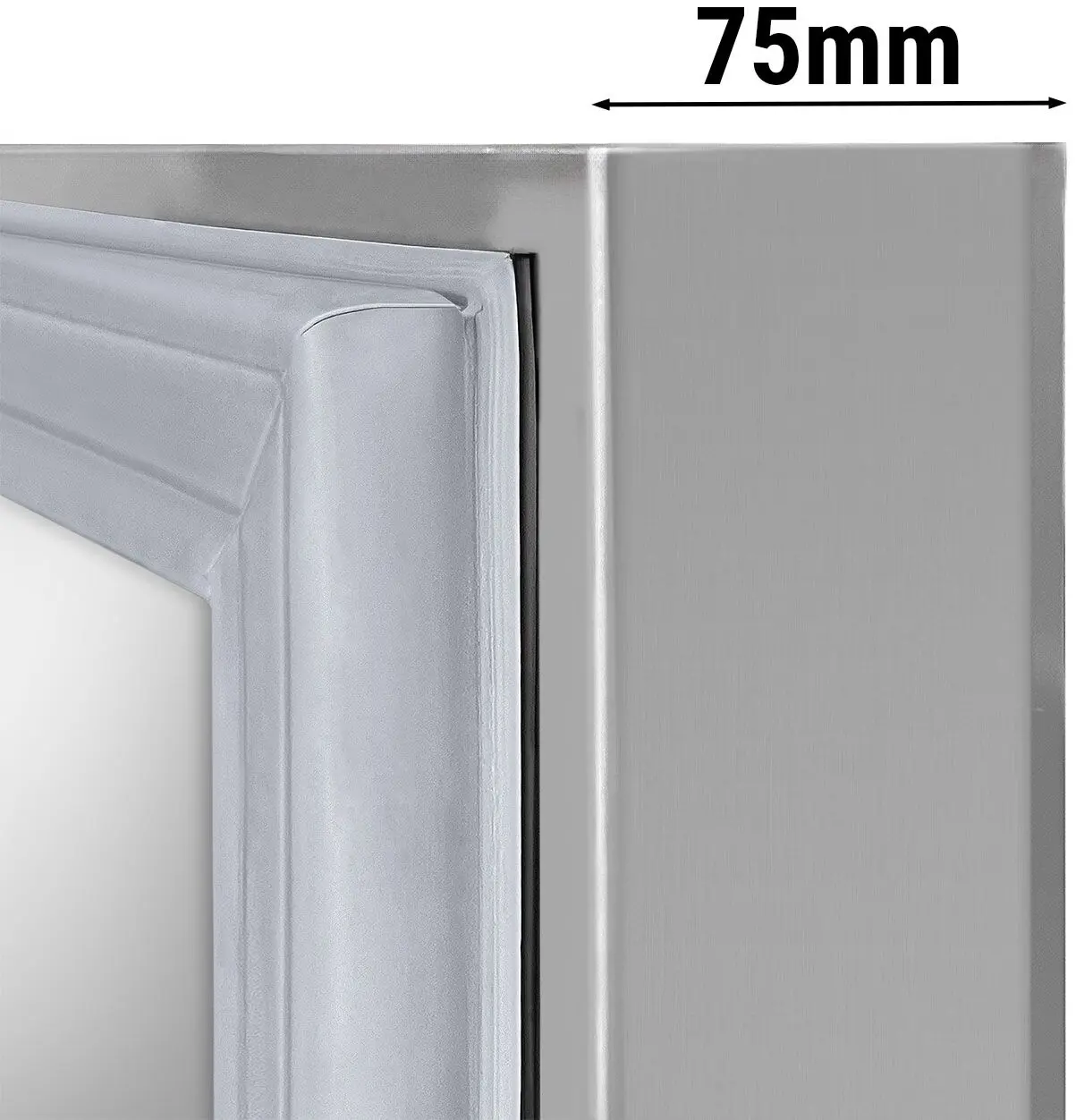 Combinație frigider-congelator GGM Gastro Premium Plus KGI148T2MT (Inox) - 6