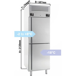 Combinație frigider-congelator GGM Gastro Premium Plus KGI78T2MT (Inox) Thumb