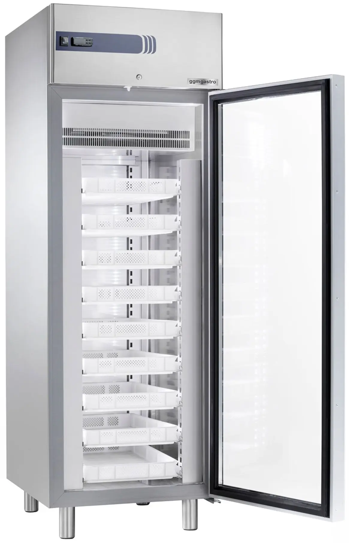 Холодильный шкаф для пасты GGM Gastro Premium Plus PKSSA585GN (Inox) - 2