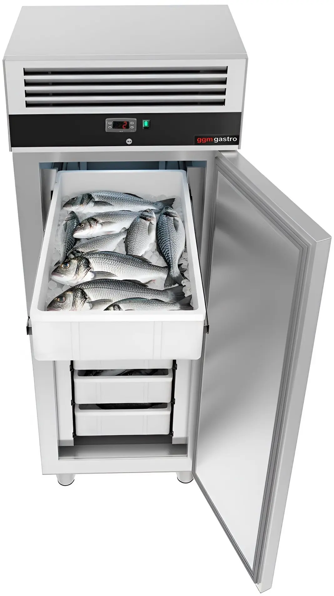 Dulap frigorific pentru pește GGM Gastro Eco KFG530T1ND (Inox) - 2