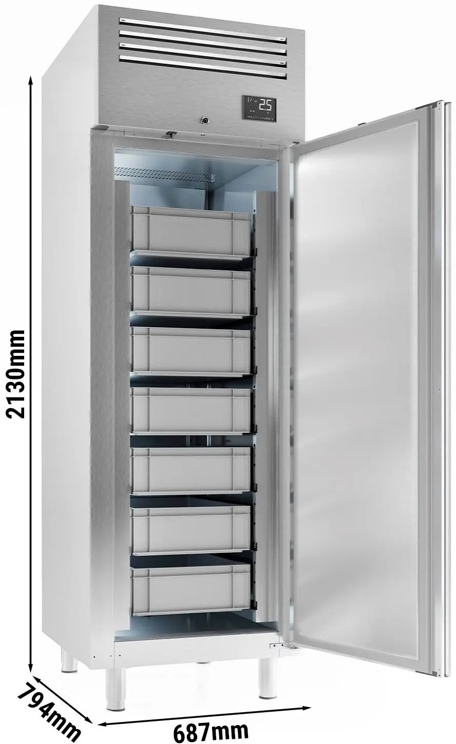 Dulap frigorific pentru pește GGM Gastro Premium Plus FEI78T1 (Inox) - 4