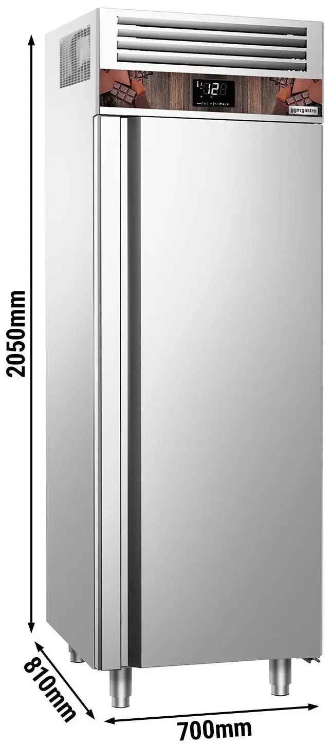 Dulap frigorific pentru ciocolată GGM Gastro Premium SKSF700 (Inox) - 7