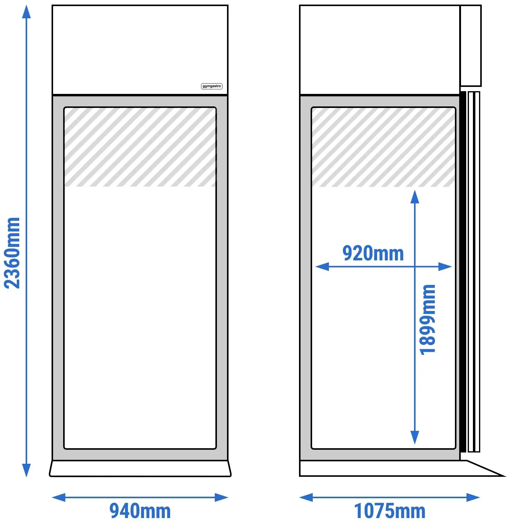 Dulap frigorific pentru cărucior GGM Gastro Premium Plus EKGI912T1 (Inox) - 7