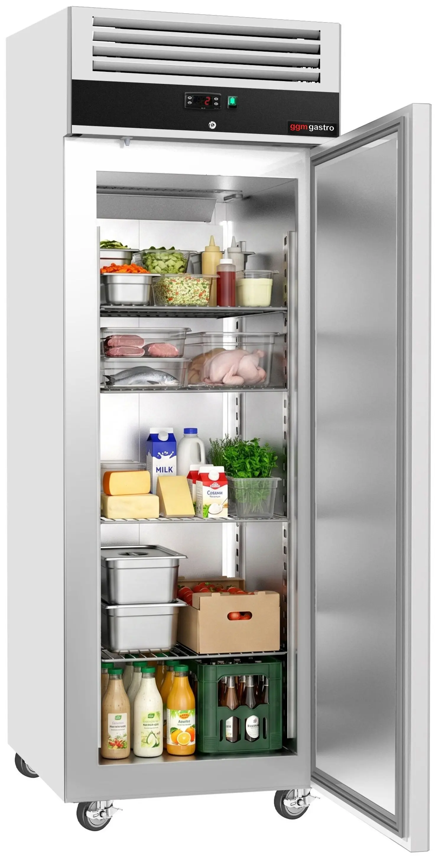 Dulap frigorific GGM Gastro Eco KG400T1ND (Inox) - 4