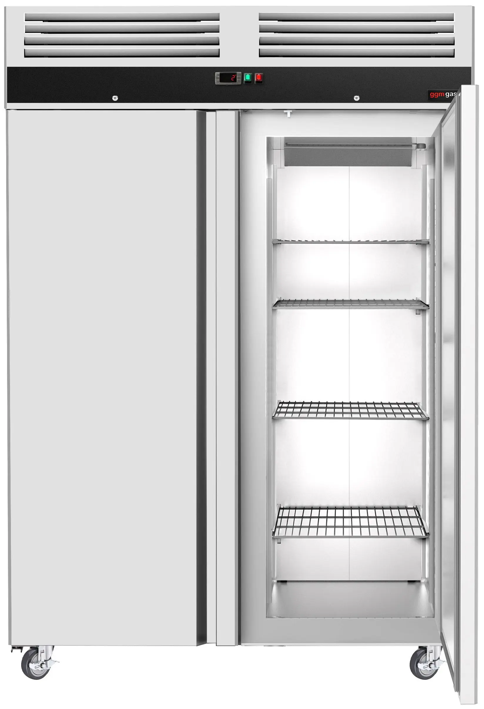 Холодильный шкаф GGM Gastro Eco KS1200ND (Inox) - 2