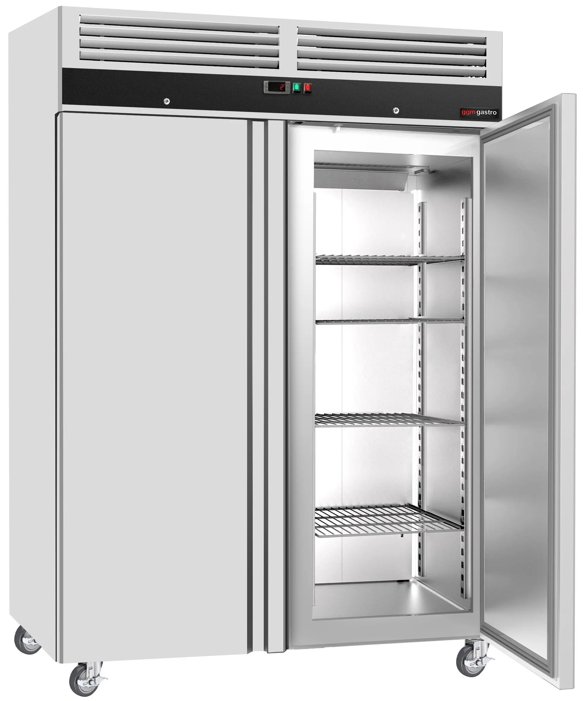 Холодильный шкаф GGM Gastro Eco KS1200ND (Inox) - 3