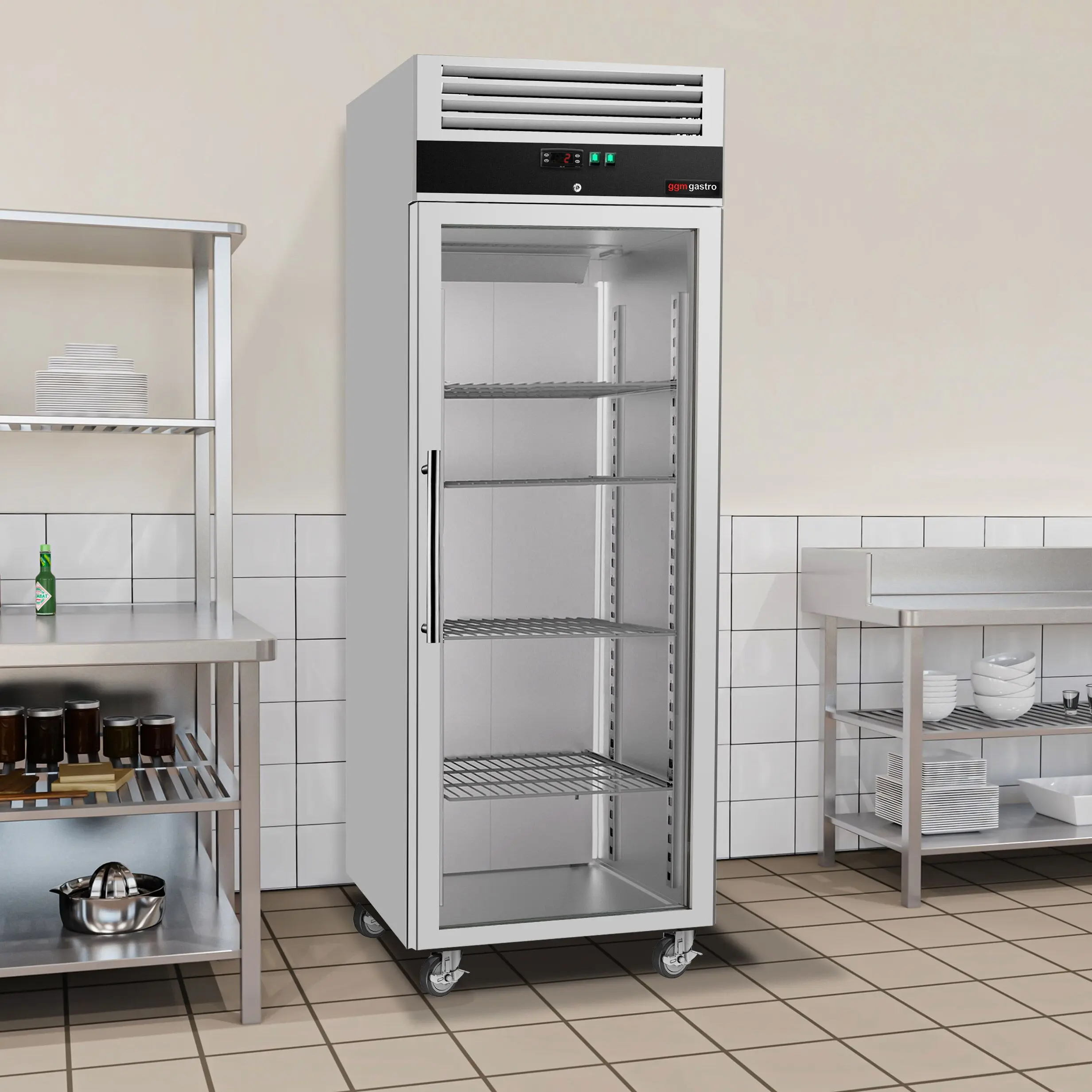 Dulap frigorific GGM Gastro Eco KS600GND (Inox) - 13