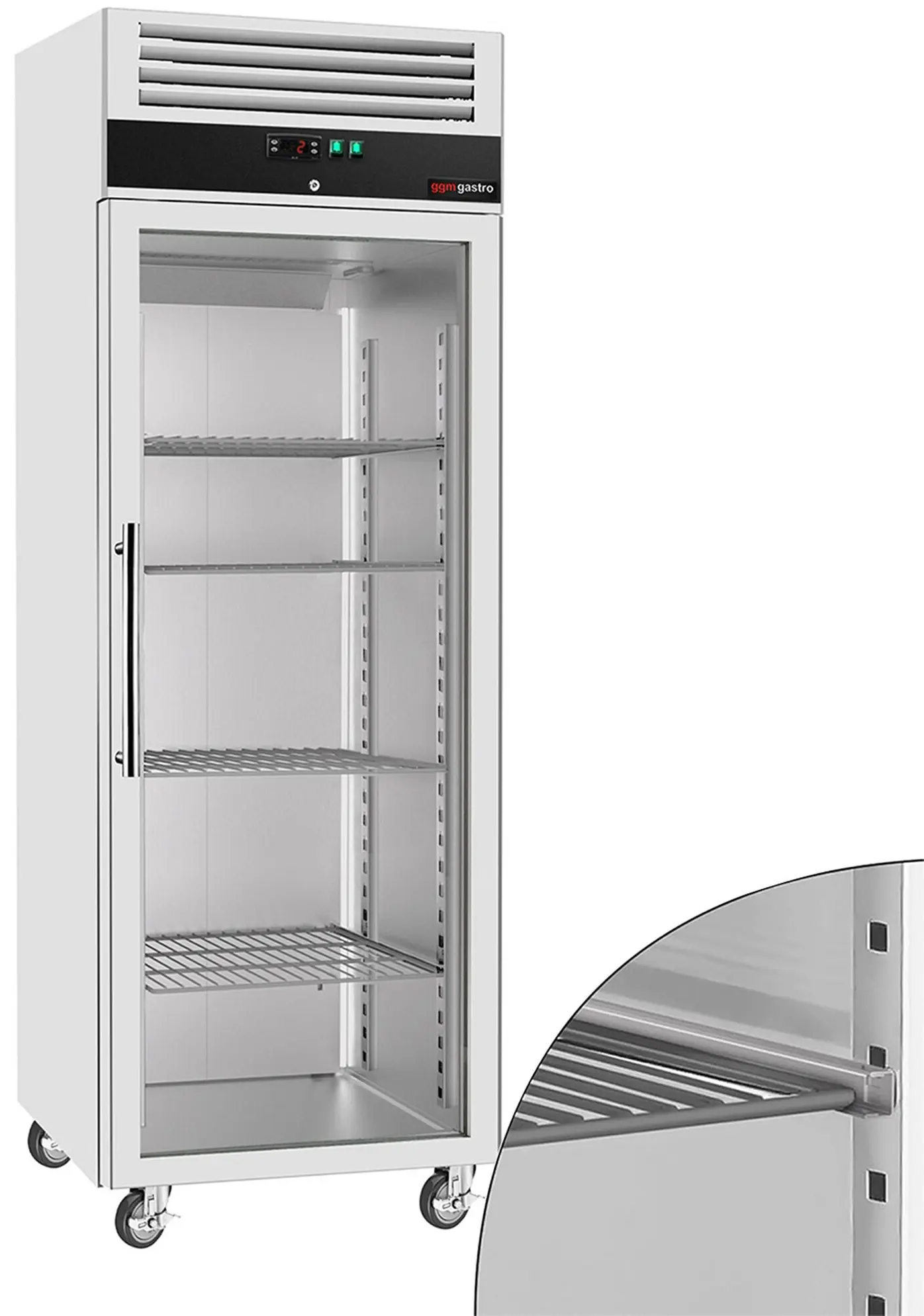 Dulap frigorific GGM Gastro Eco KS600GND (Inox) - 10