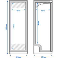 Dulap frigorific GGM Gastro Eco KSBL400E (Inox) Thumb