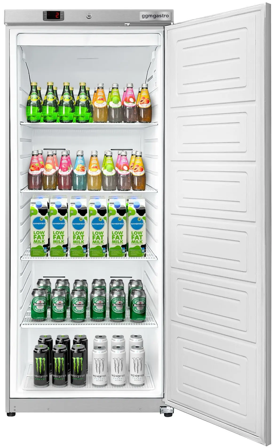 Dulap frigorific GGM Gastro Eco KSBL400E (Inox) - 3