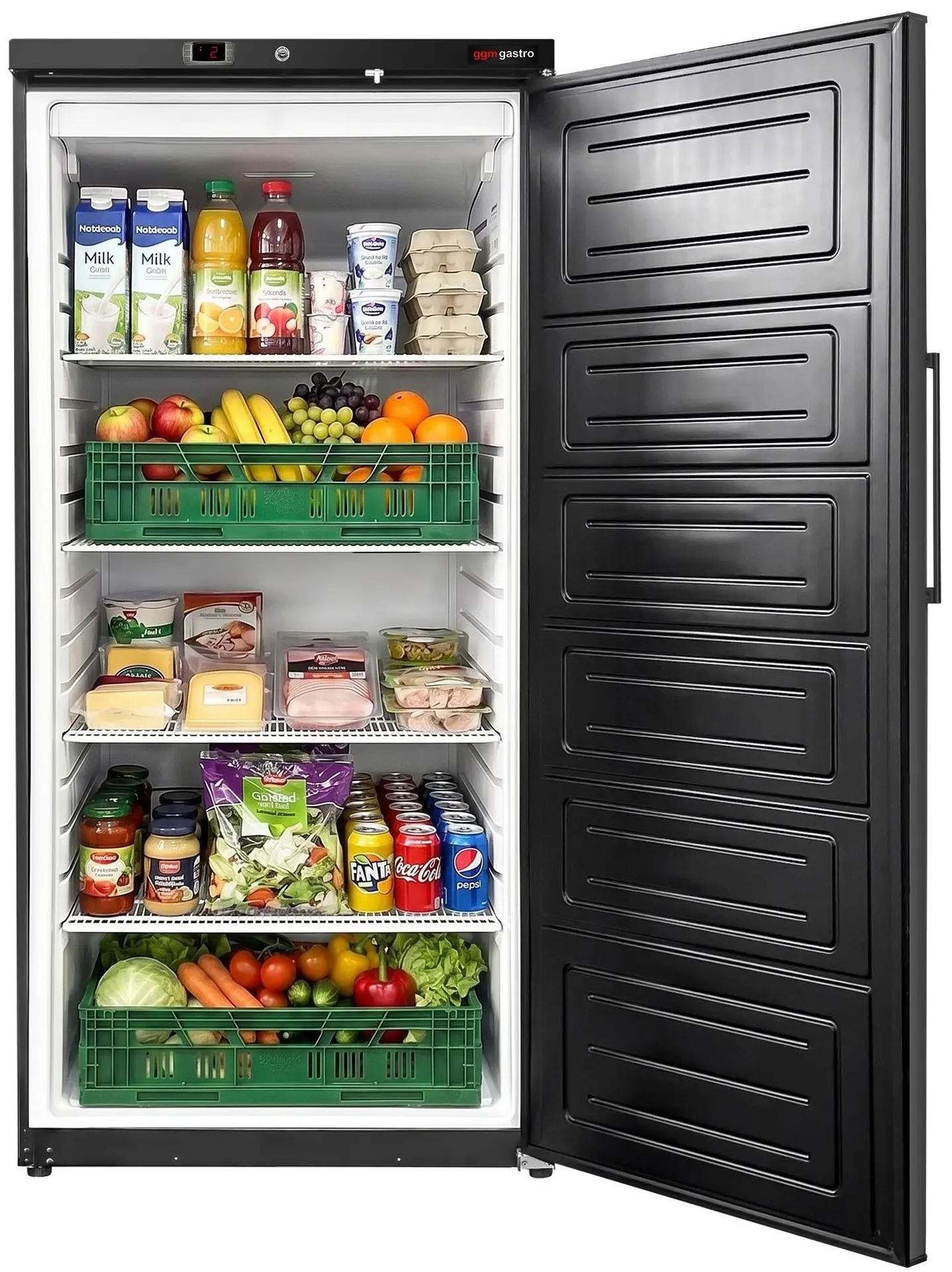 Dulap frigorific GGM Gastro Eco KSBL600 (Black) - 4