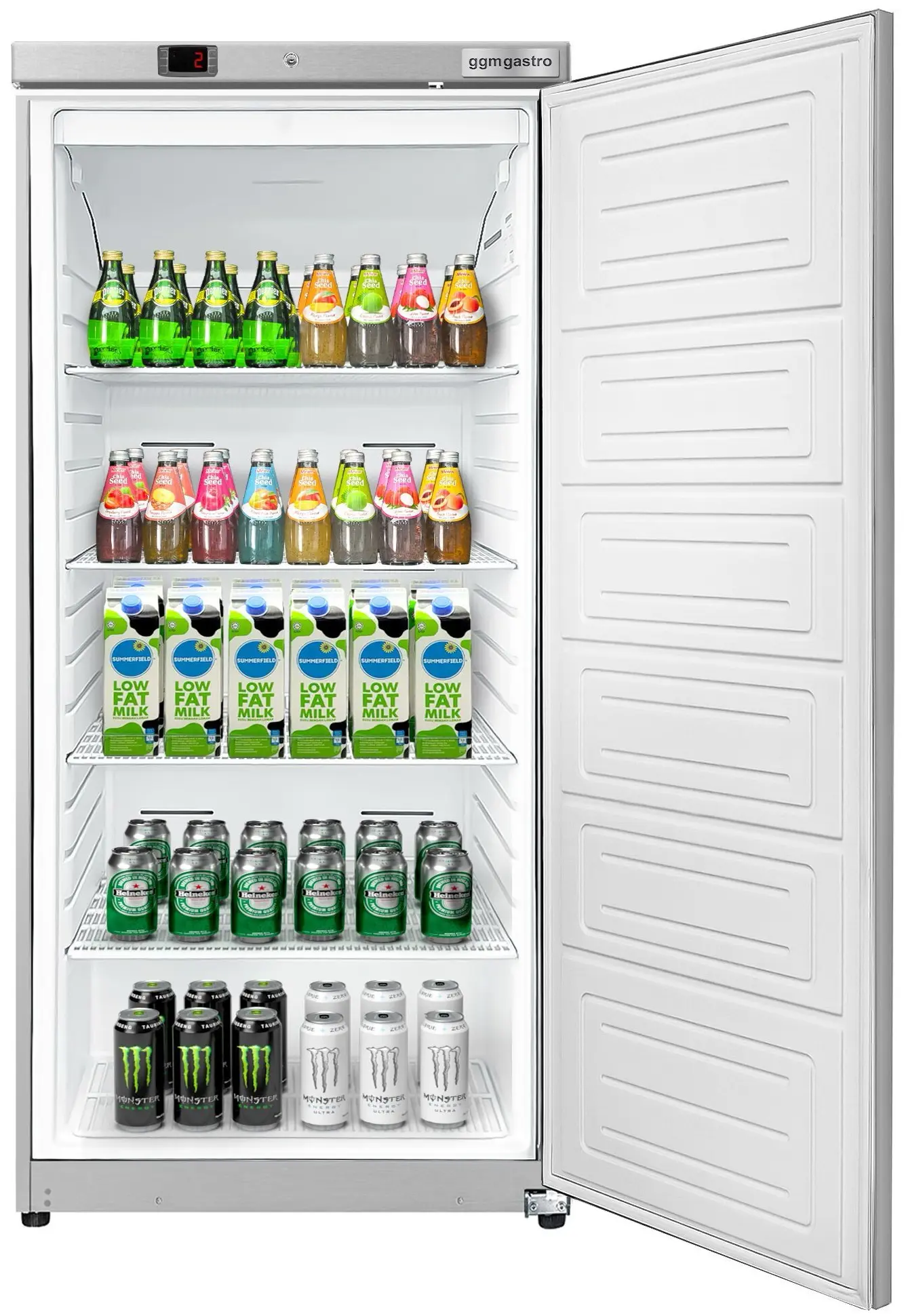 Dulap frigorific GGM Gastro Eco KSBL600E (Inox) - 3