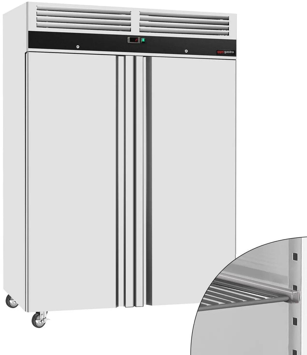 Dulap frigorific GGM Gastro Eco KSJ1400ND (Inox) - 11