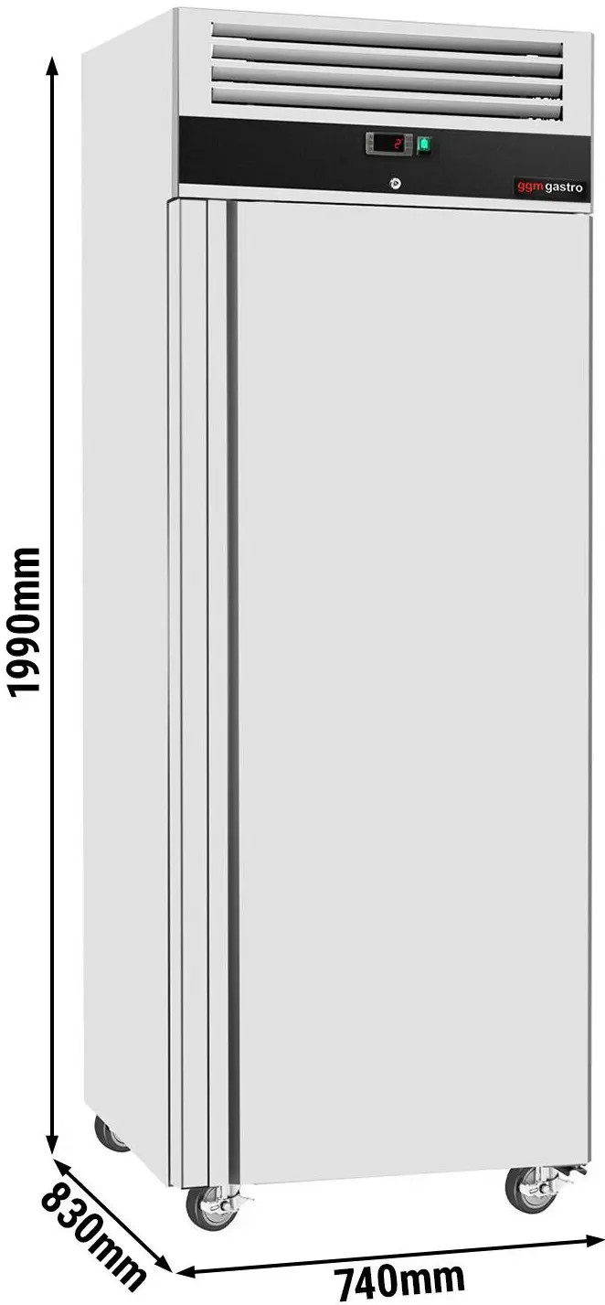 Dulap frigorific GGM Gastro Eco KSJ650ND (Inox) - 12