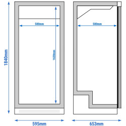 Dulap frigorific GGM Gastro Eco KSS400N (Inox) Thumb
