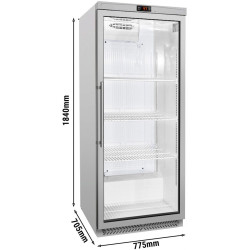 Холодильный шкаф GGM Gastro Eco KSS600GN (Grey) Thumb
