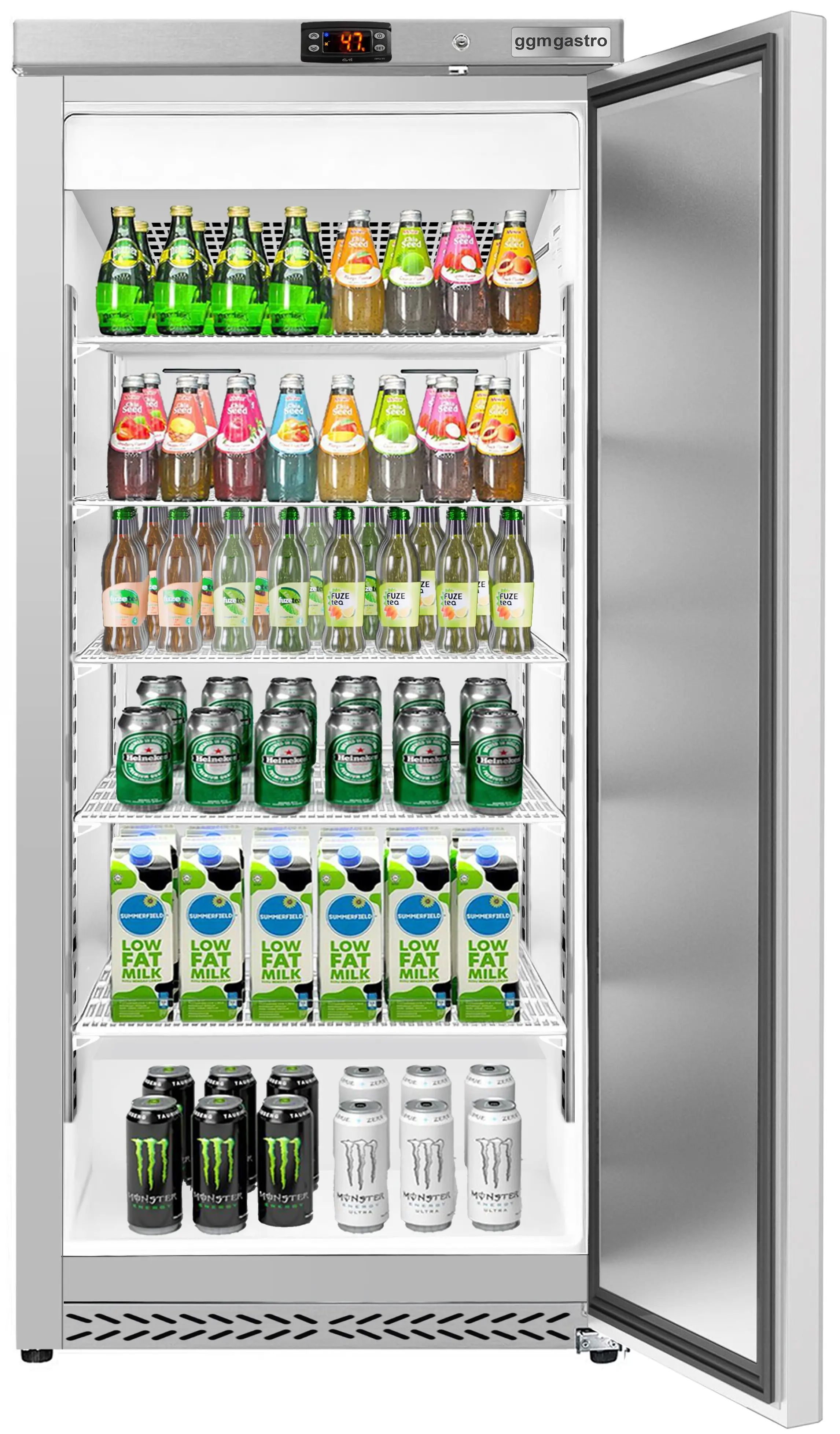 Dulap frigorific GGM Gastro Eco KSS600SRN (Inox) - 2