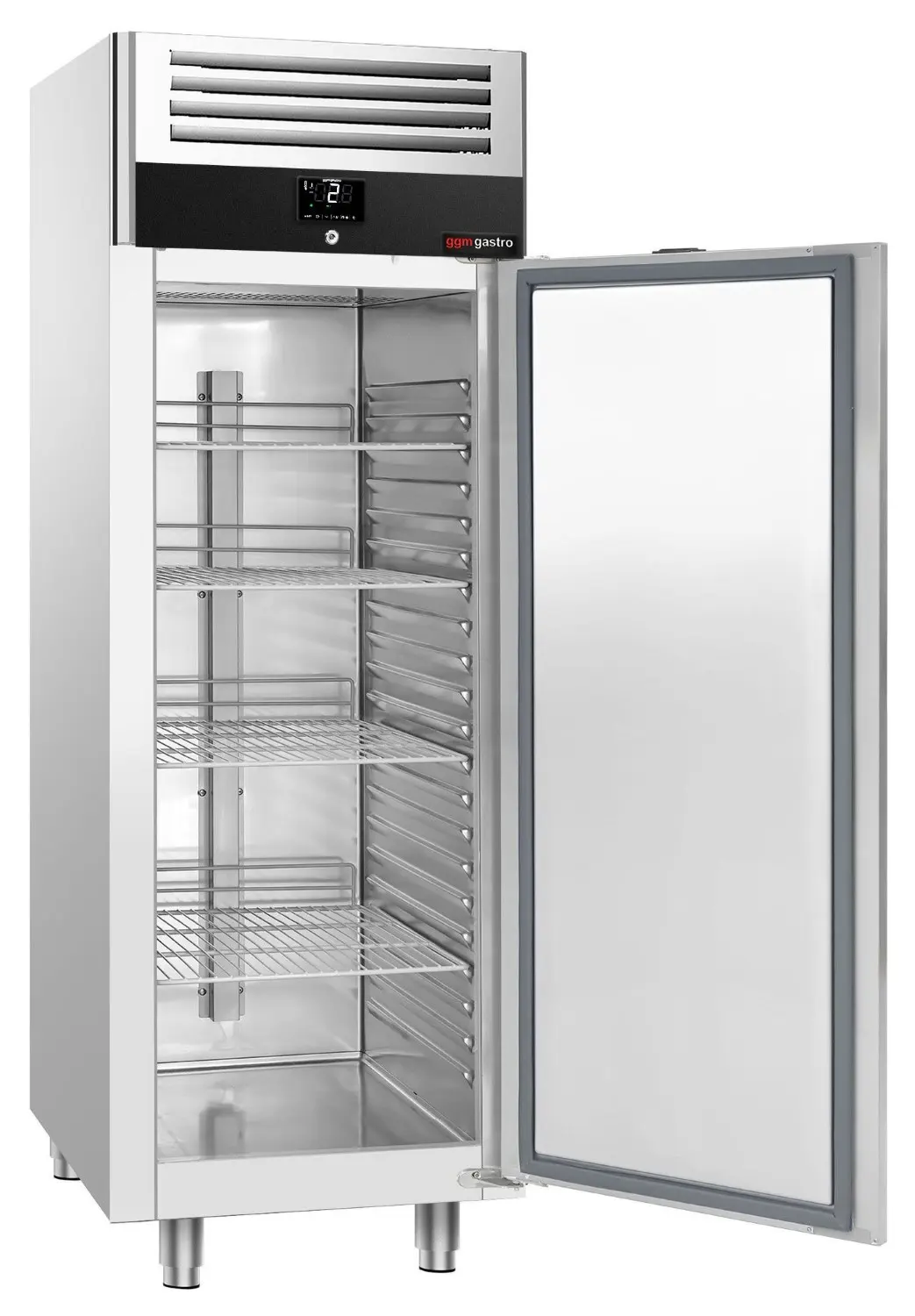 Холодильный шкаф GGM Gastro KC600NDN (Inox) - 2