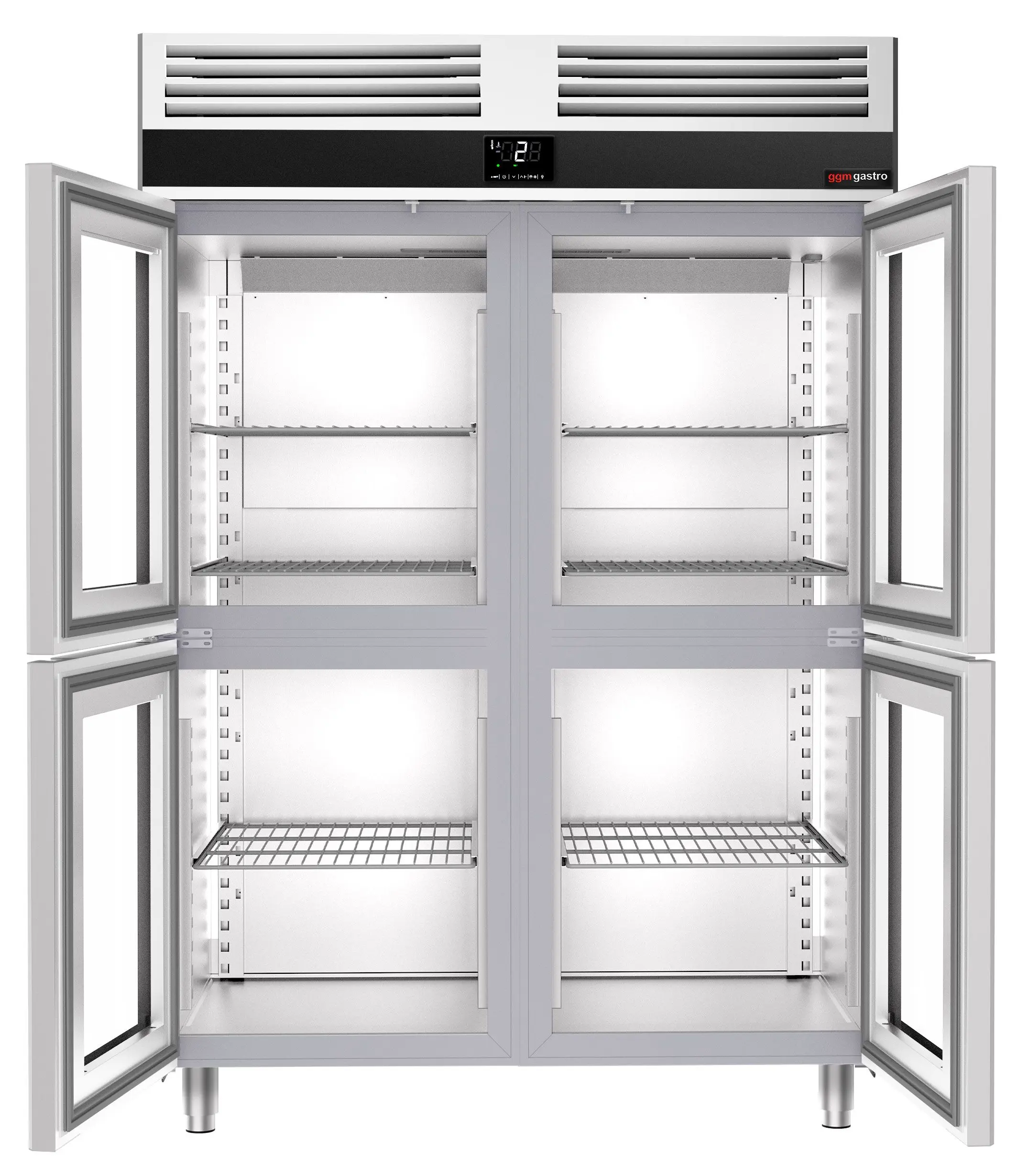 Dulap frigorific GGM Gastro KSF1482G (Inox) - 4