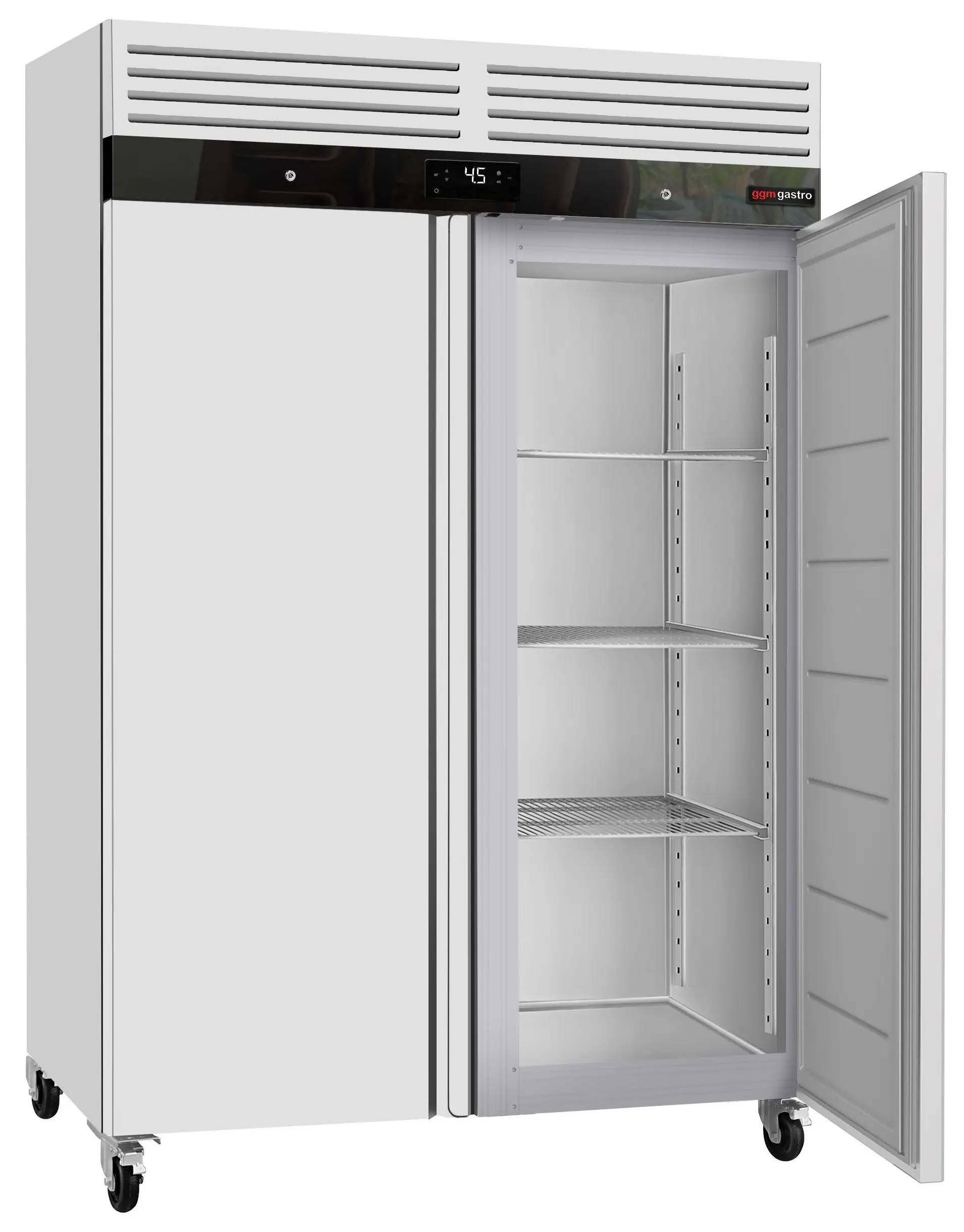Холодильный шкаф GGM Gastro KSH1400-N (Inox) - 2