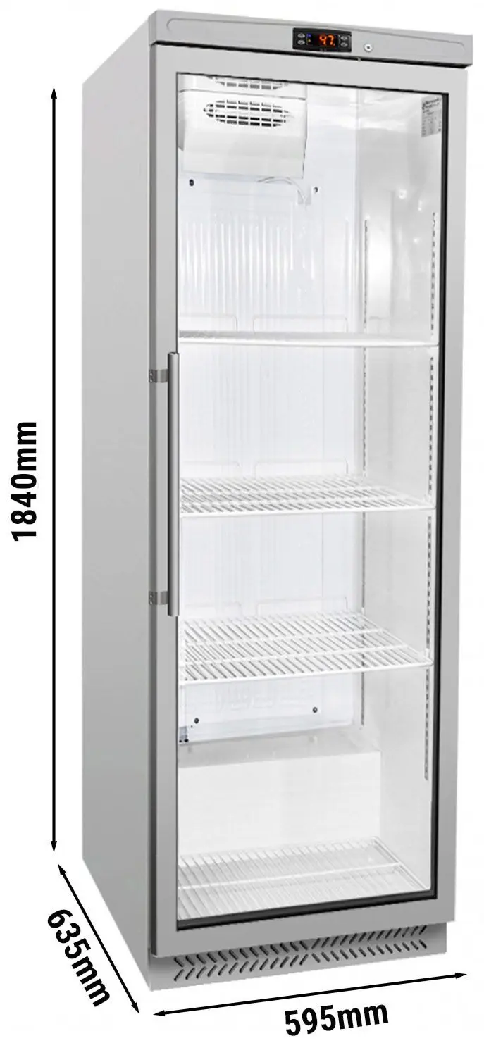 Dulap frigorific GGM Gastro KSS400GN (Grey) - 8