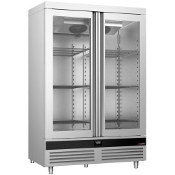 Холодильный шкаф GGM Gastro Premium GKND1400-2G (Inox) Thumb