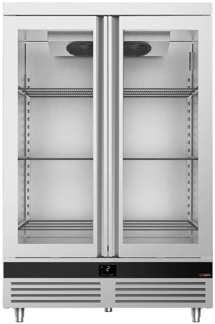 Холодильный шкаф GGM Gastro Premium GKND1400-2G (Inox)