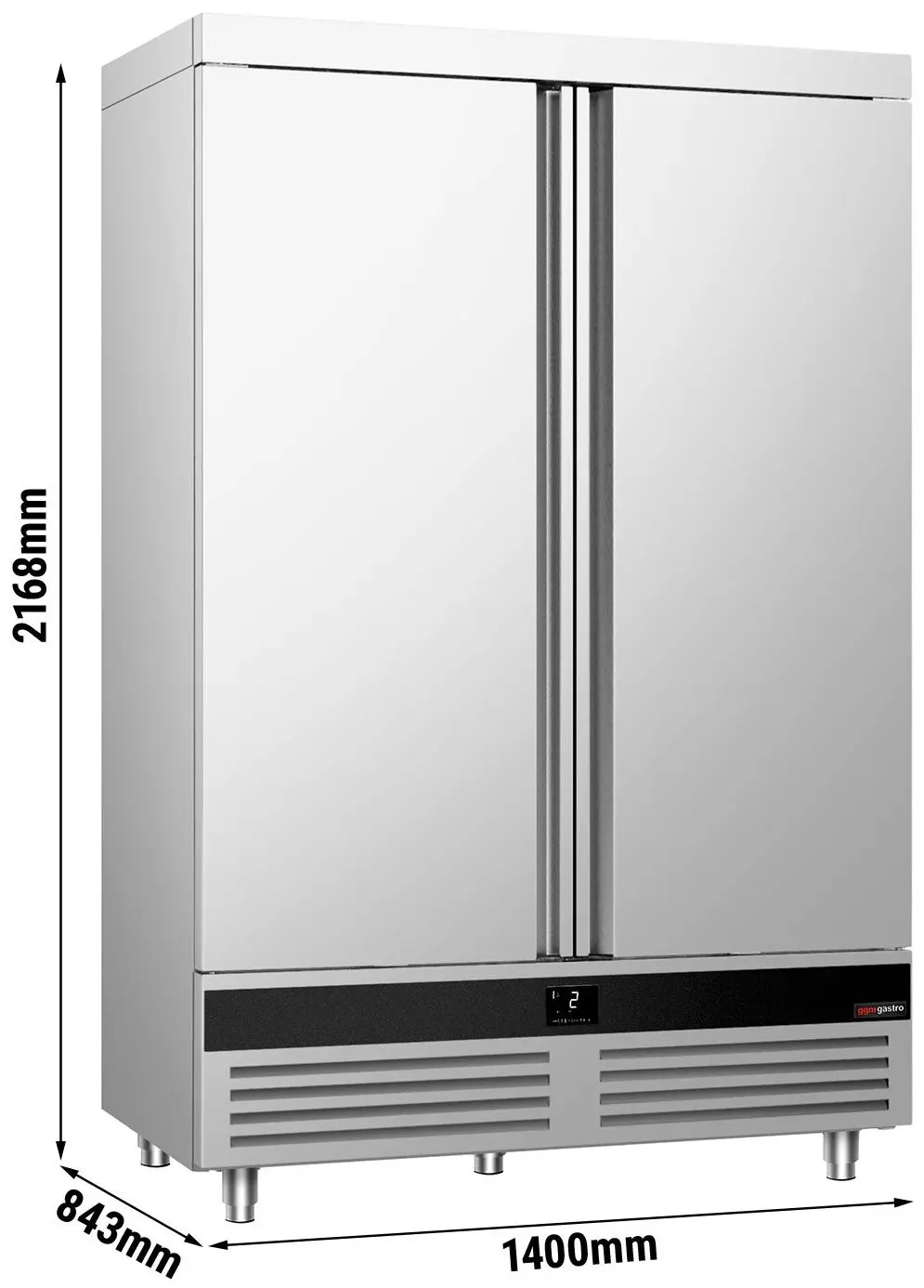 Dulap frigorific GGM Gastro Premium GKND1400 (Inox) - 10