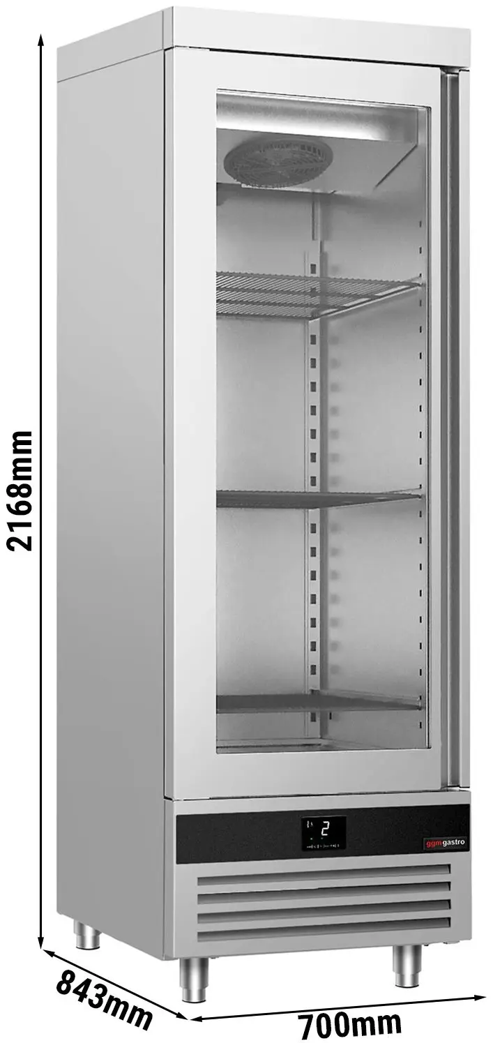 Dulap frigorific GGM Gastro Premium GKND700-1G (Inox) - 6