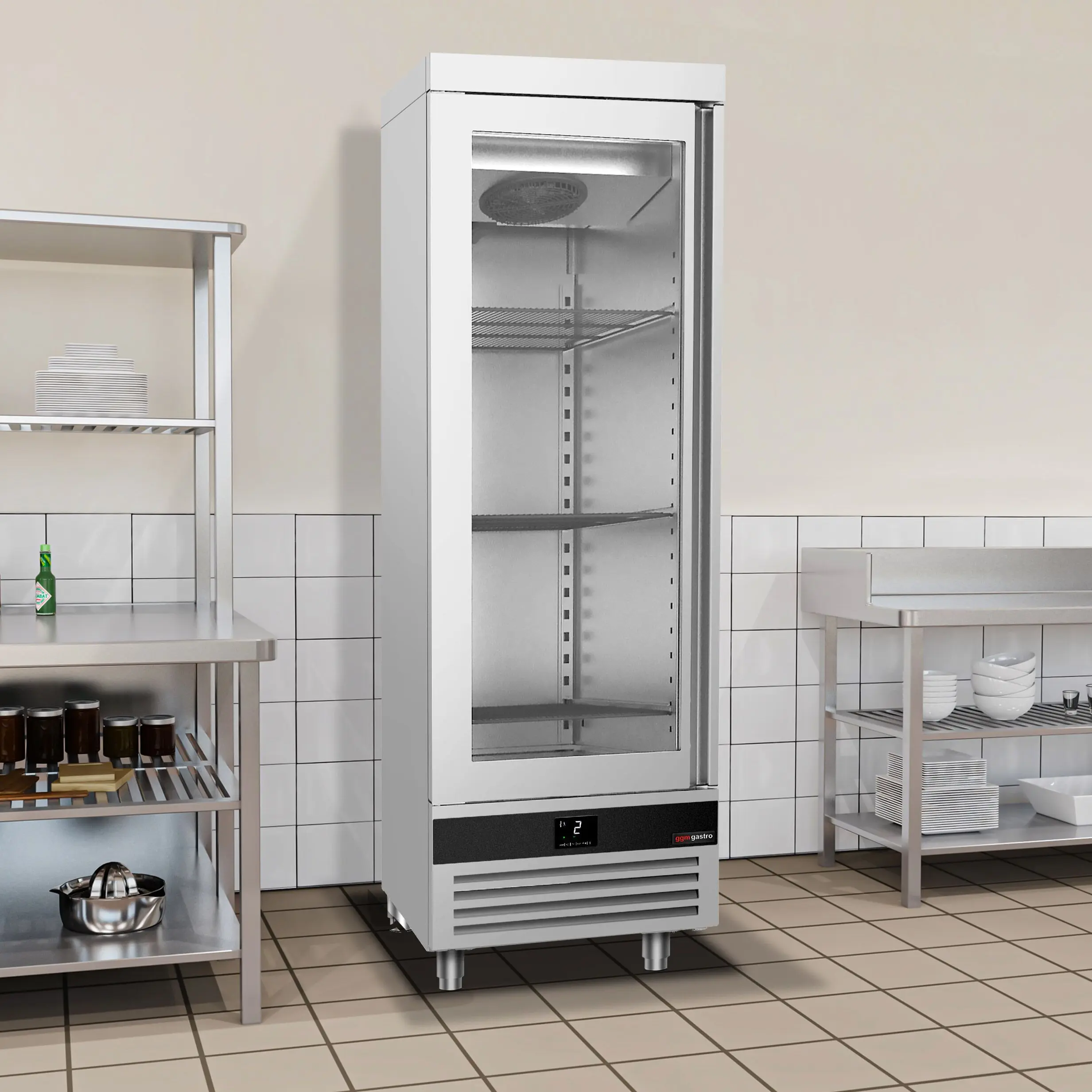 Dulap frigorific GGM Gastro Premium GKND700-1G (Inox) - 8