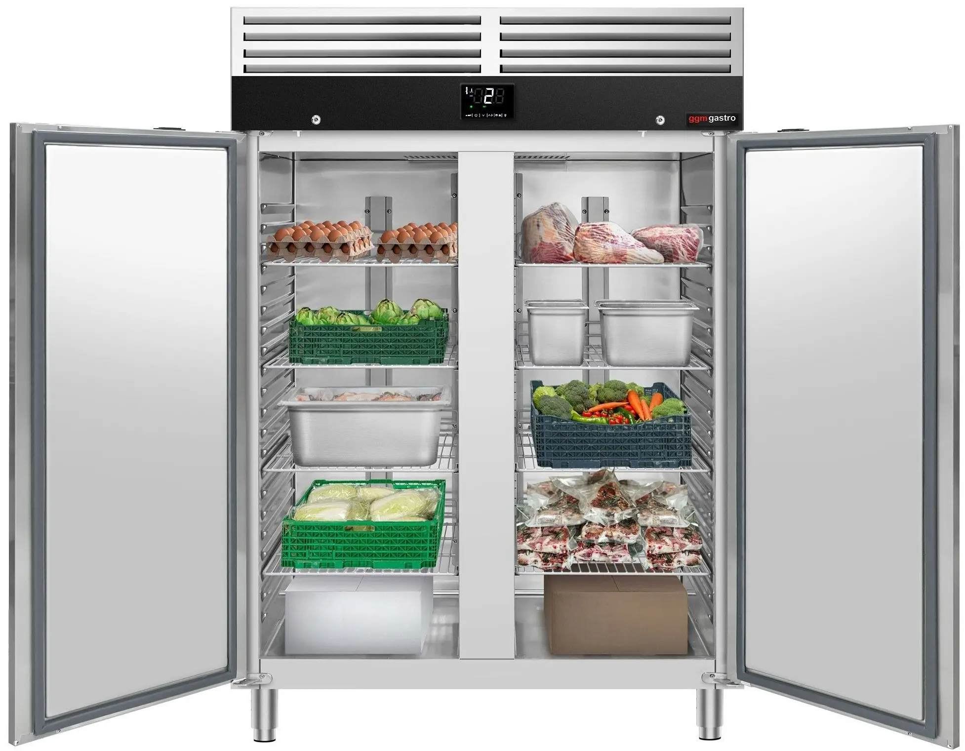 Dulap frigorific GGM Gastro Premium KC1200NDN (Inox) - 3