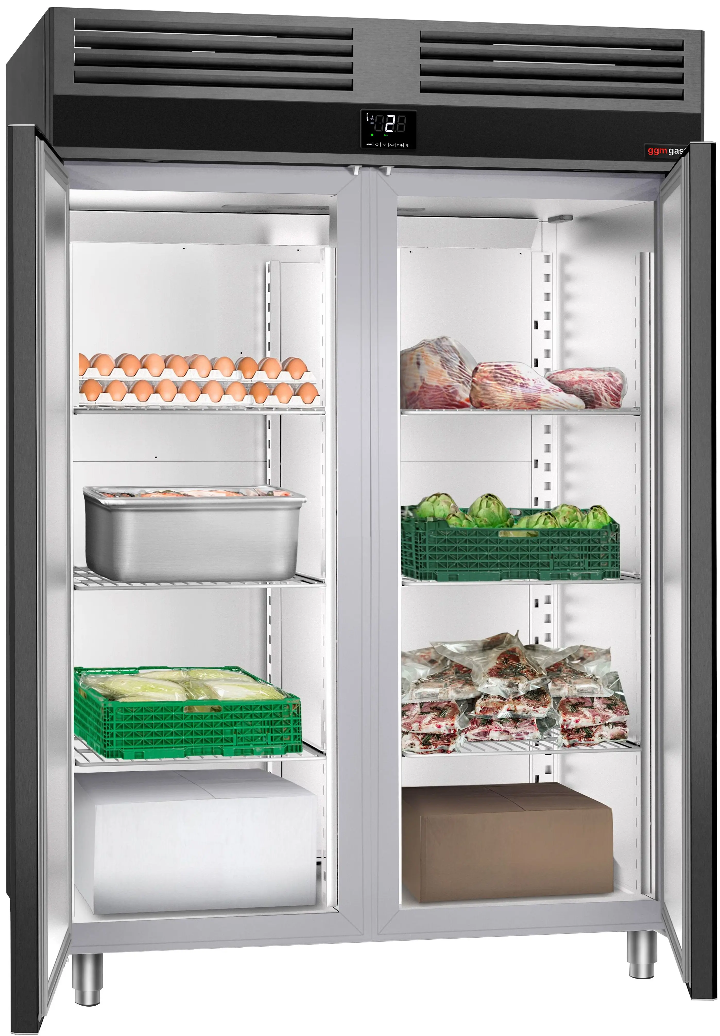 Dulap frigorific GGM Gastro Premium KF1400B-EF (Anthracite) - 4
