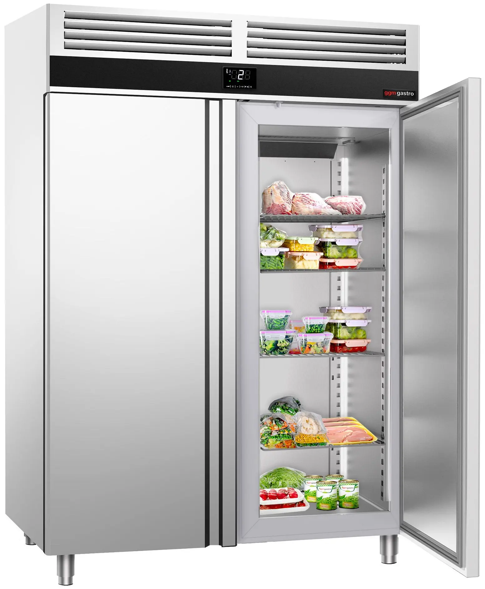 Dulap frigorific GGM Gastro Premium KF1400ND-EF (Inox) - 4