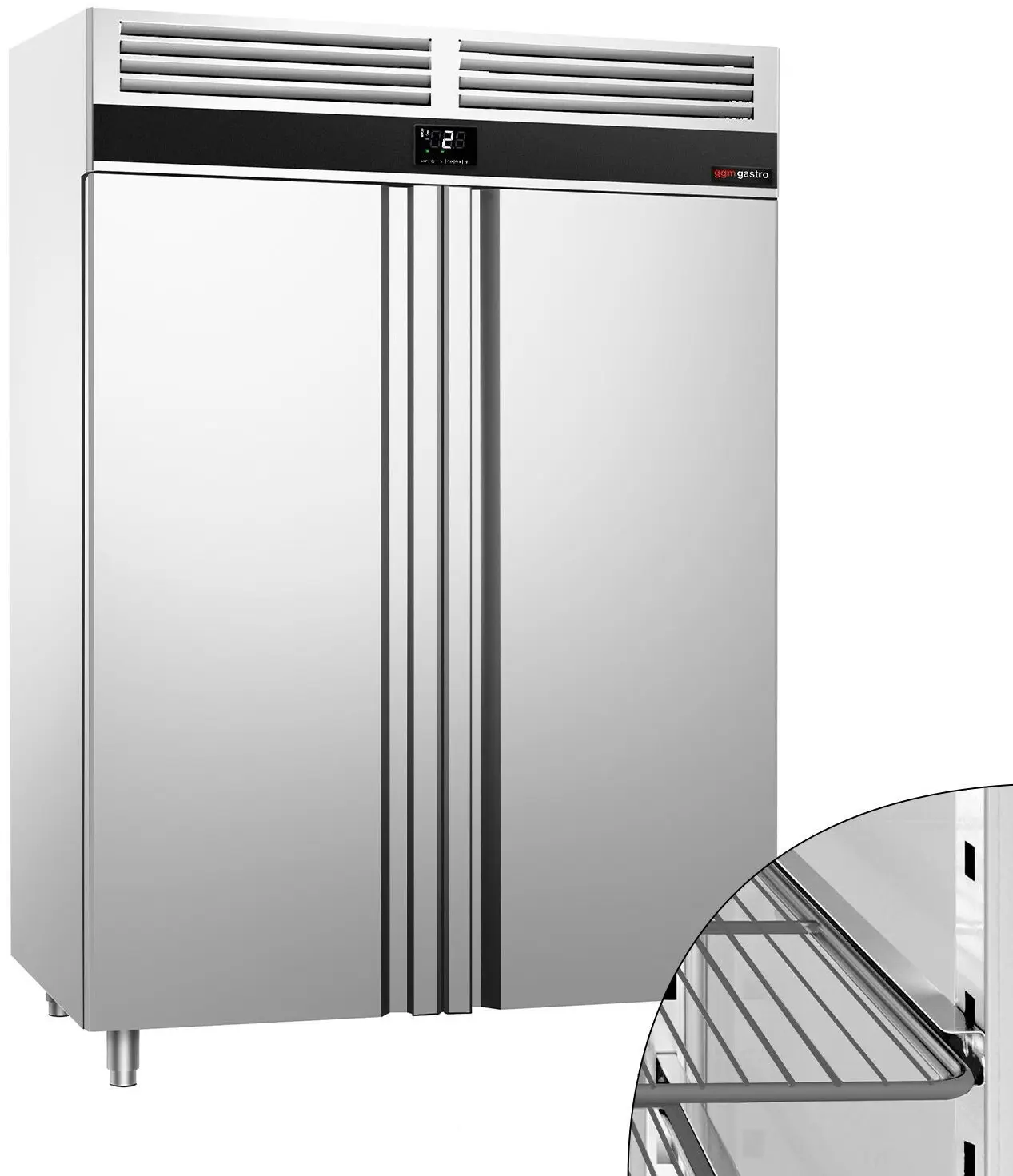 Dulap frigorific GGM Gastro Premium KF1400ND-EF (Inox) - 10