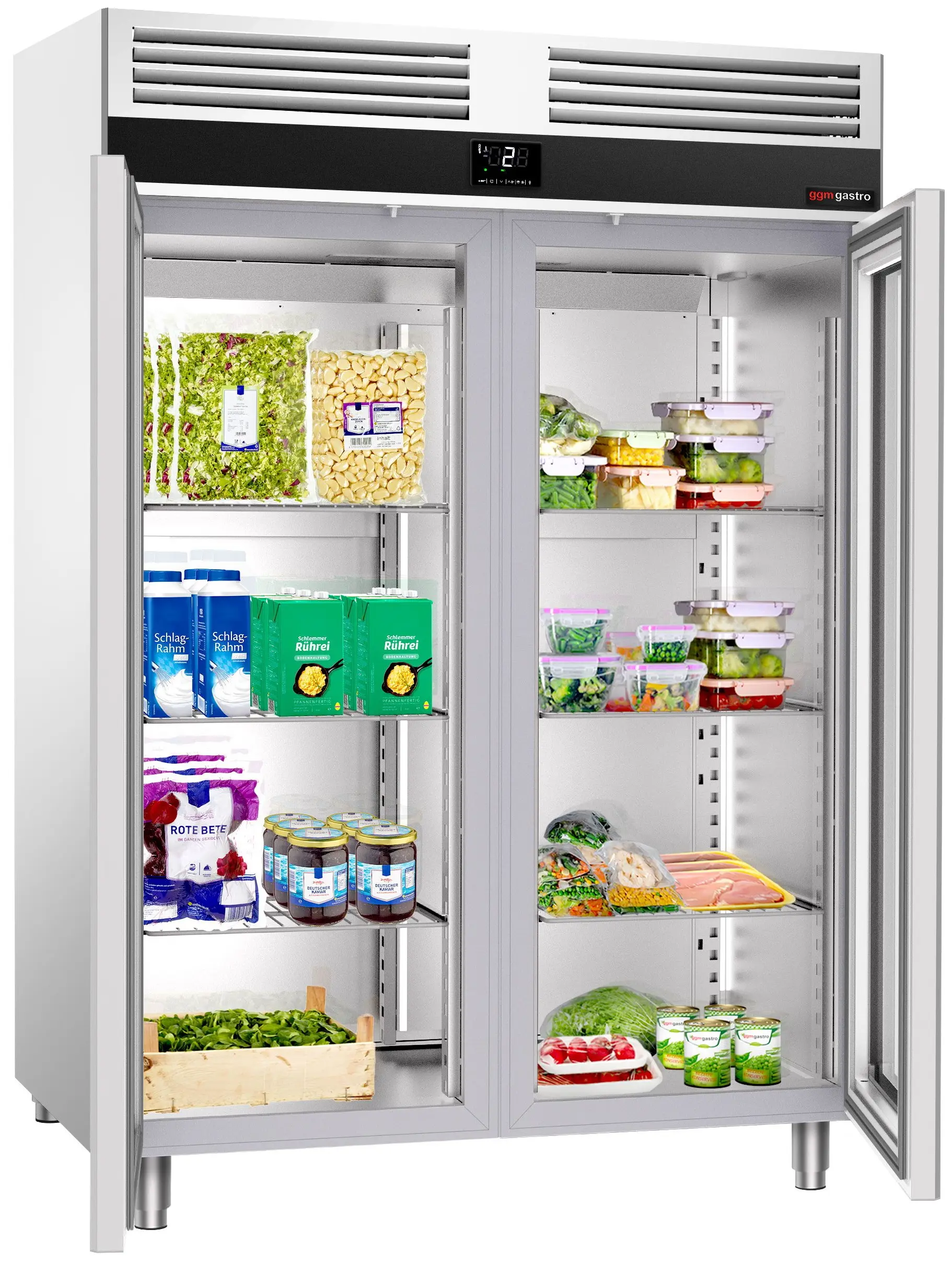 Dulap frigorific GGM Gastro Premium KF1400NDG-EF (Inox) - 5