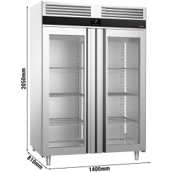 Dulap frigorific GGM Gastro Premium KF1400NDG-EF (Inox) Thumb