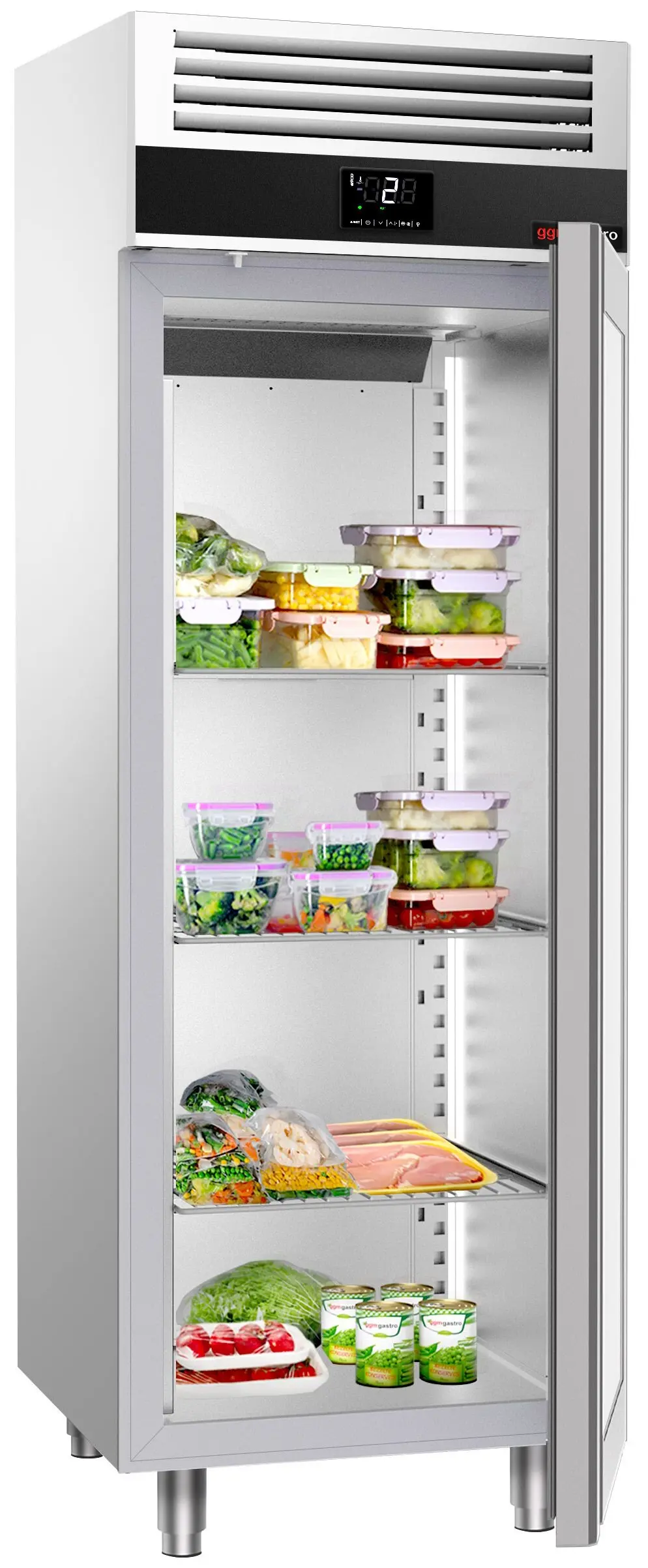 Dulap frigorific GGM Gastro Premium KF700NDG-EF (Inox) - 4