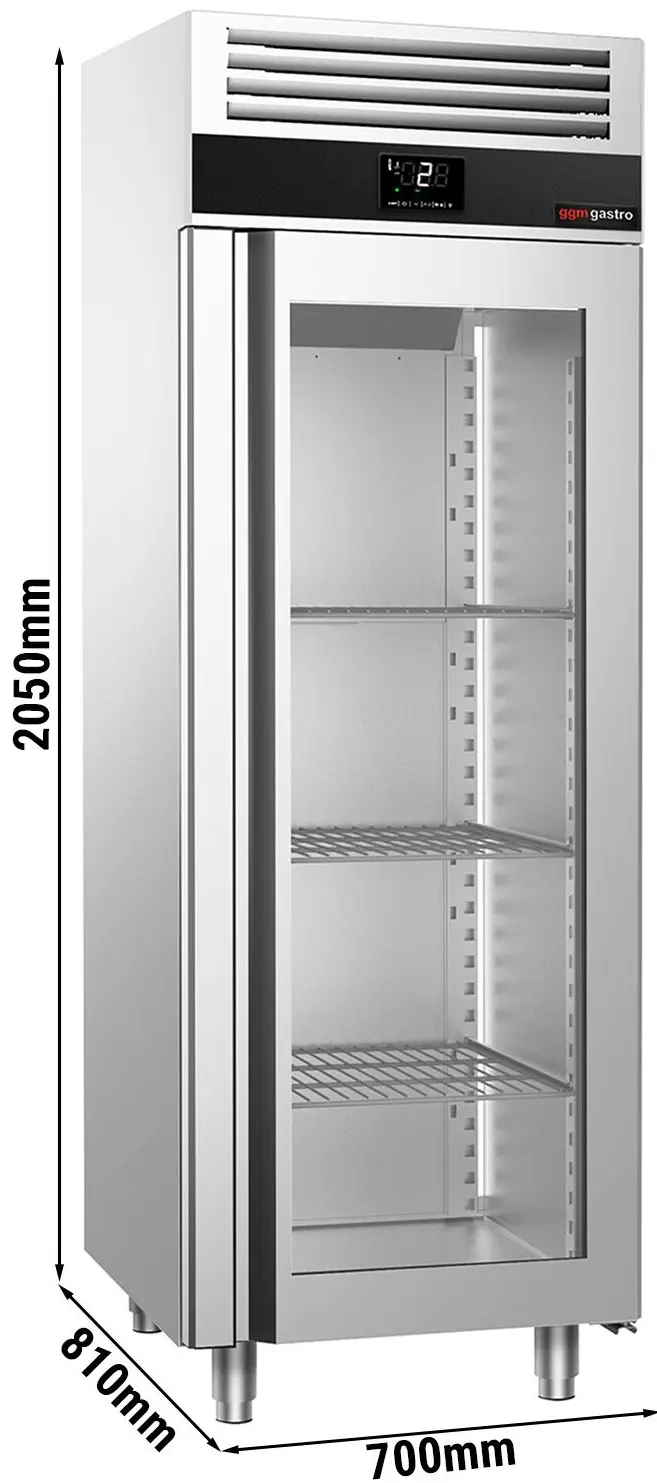 Dulap frigorific GGM Gastro Premium KF700NDG-EF (Inox) - 10