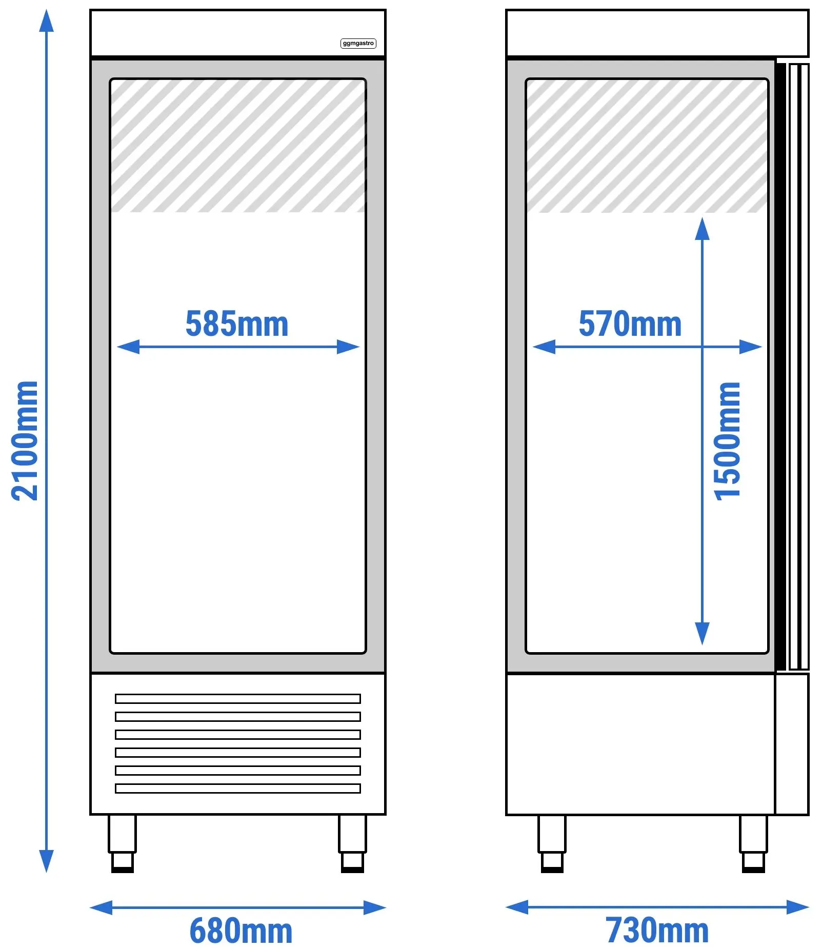 Dulap frigorific GGM Gastro Premium KND700 (Inox) - 11