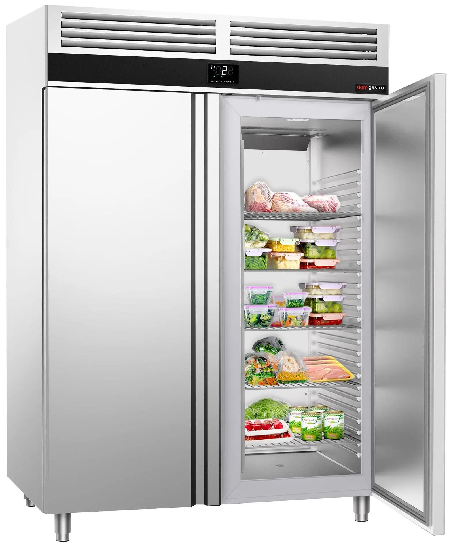 Dulap frigorific GGM Gastro Premium KSF1400ET2-EF (Inox) - 3