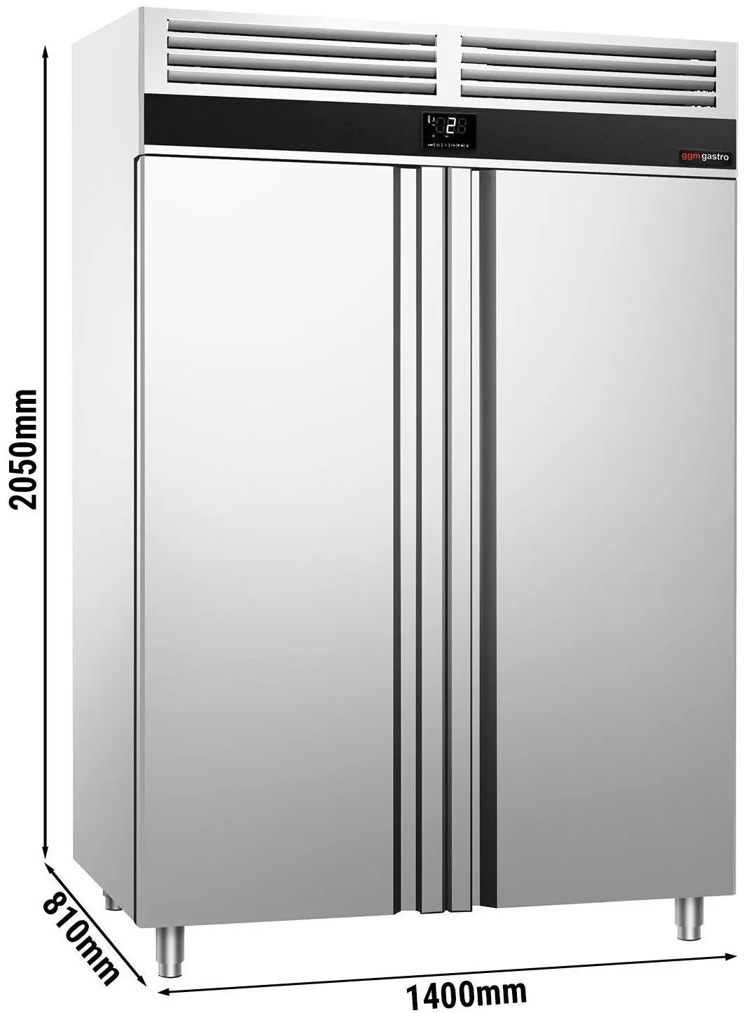 Dulap frigorific GGM Gastro Premium KSF1400ET2-EF (Inox) - 10