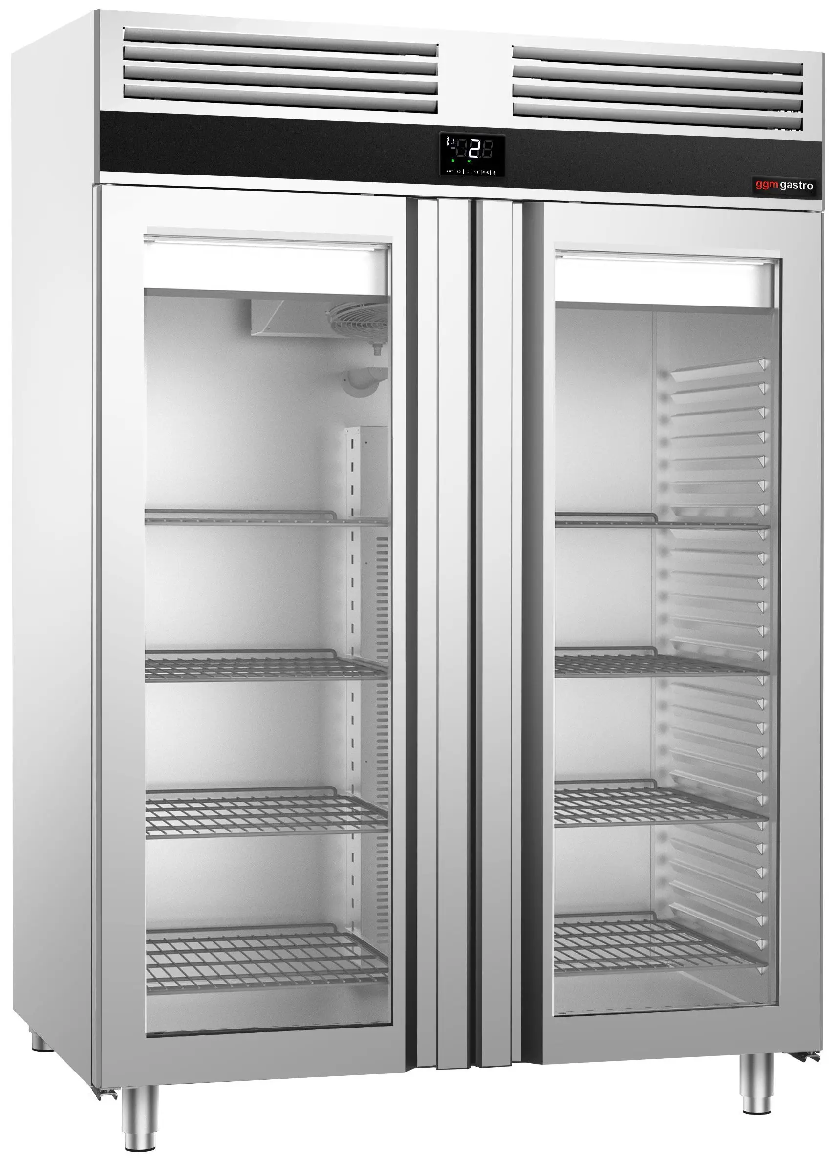 Dulap frigorific GGM Gastro Premium KSF1400GT2-EF (Inox) - 5