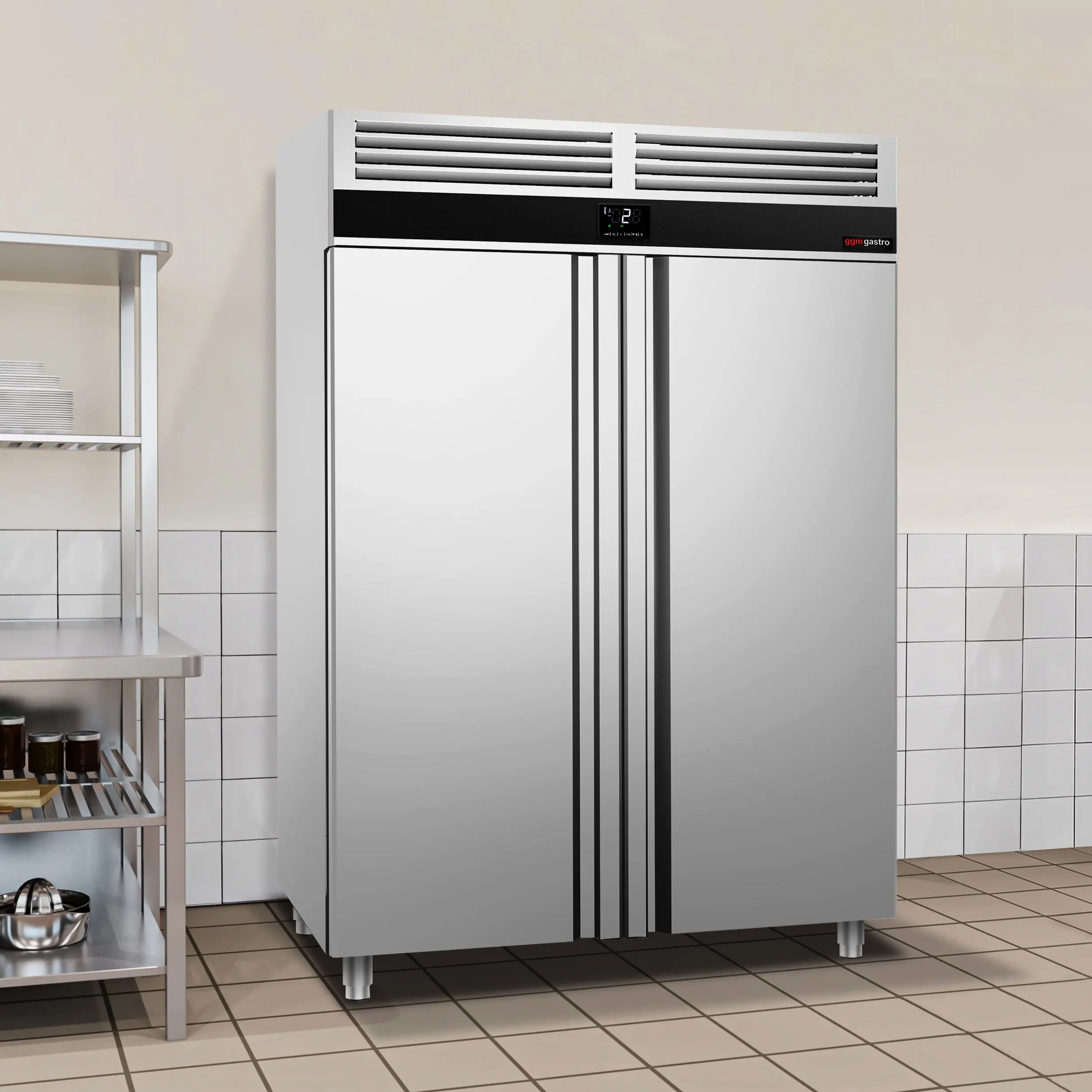 Dulap frigorific GGM Gastro Premium KSF1400T2-EF (Inox) - 13