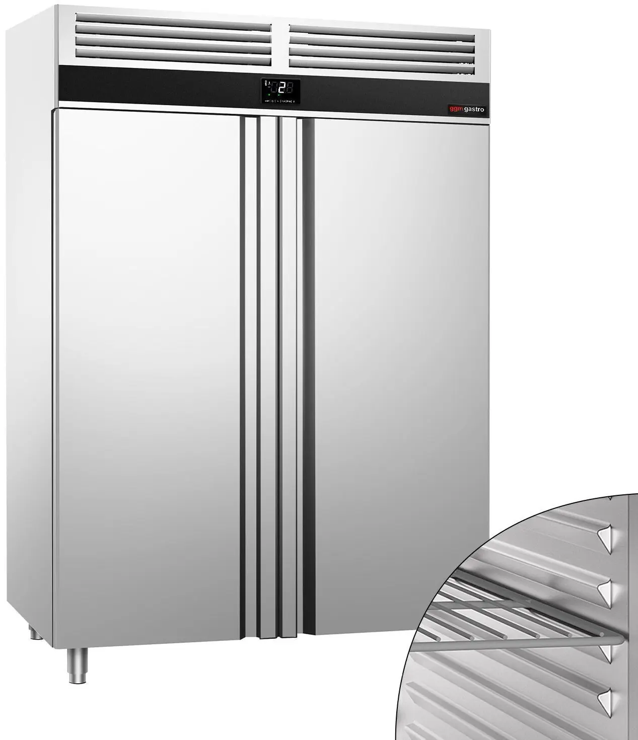 Dulap frigorific GGM Gastro Premium KSF1400T2-EF (Inox) - 10