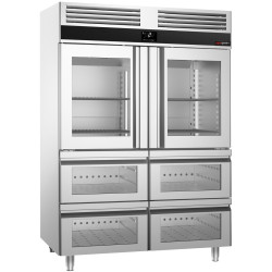 Холодильный шкаф GGM Gastro Premium KSF1482GS (Inox) Thumb