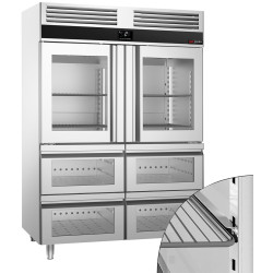 Холодильный шкаф GGM Gastro Premium KSF1482GS (Inox) Thumb
