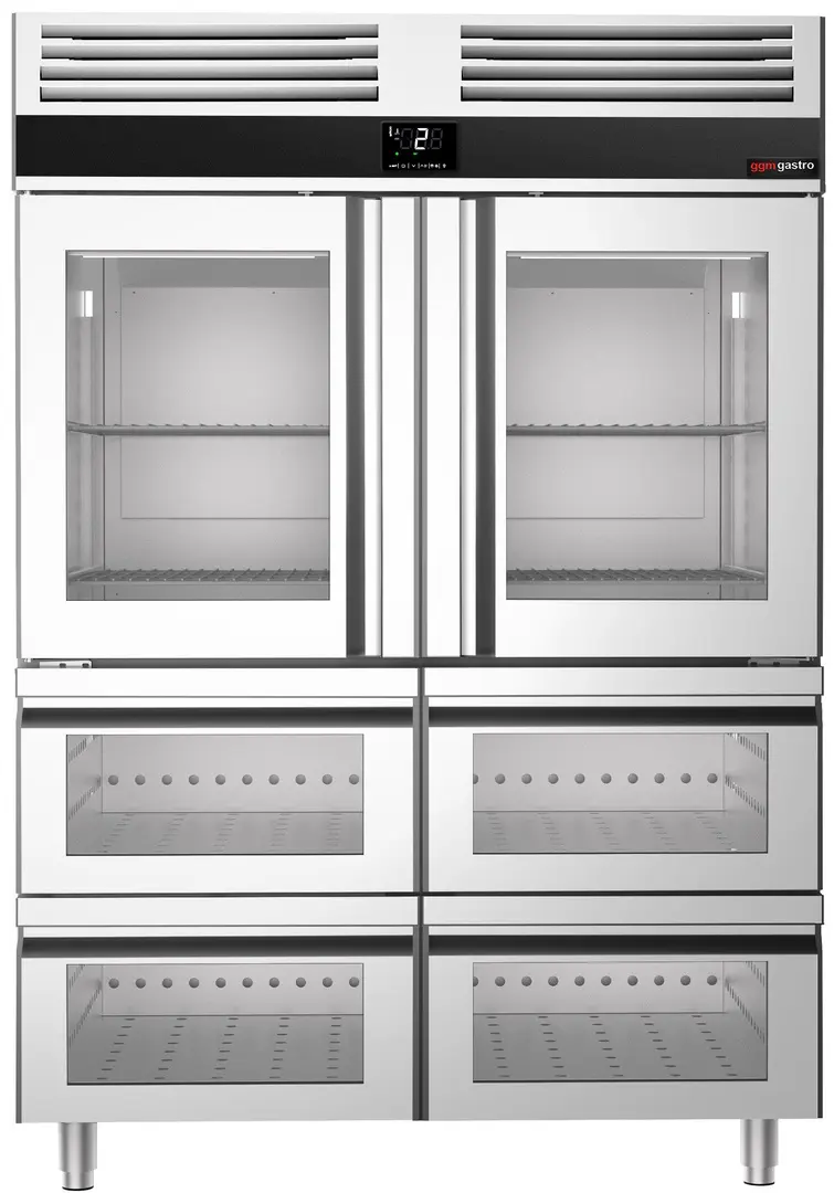Холодильный шкаф GGM Gastro Premium KSF1482GS (Inox)