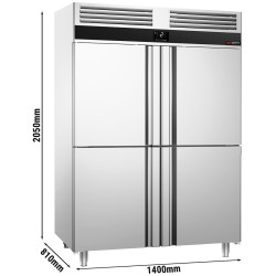 Dulap frigorific GGM Gastro Premium KSF1482T (Inox) Thumb